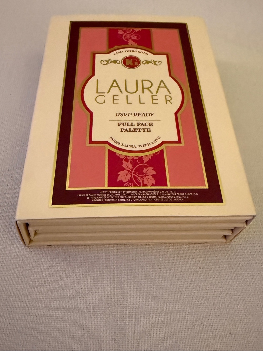Laura Geller Pink and Gold RSVP Ready Full Face Palette - Picture 3 of 8